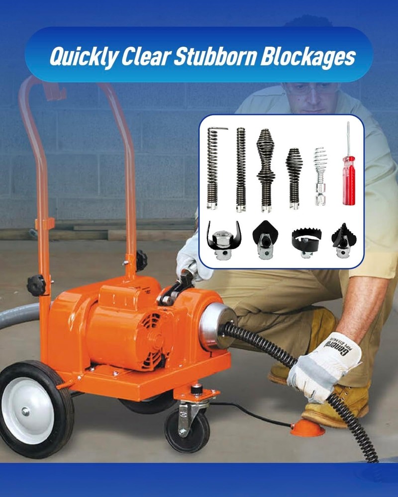 RIDGID C-4 C-9 Drain Cleaning Machine - Drill Attachment Kit