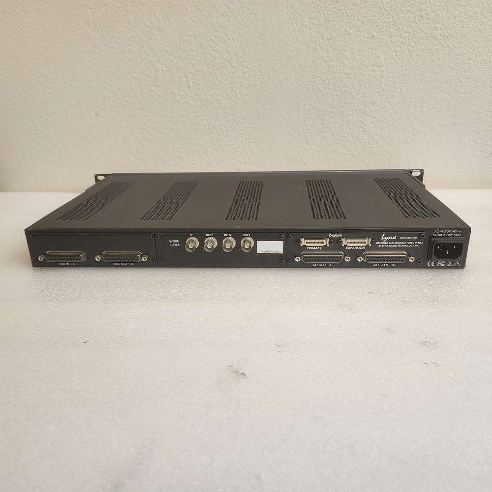 Lynx Aurora(n) Analog AES ProTools HD Audio Interface Digital Converter Clock