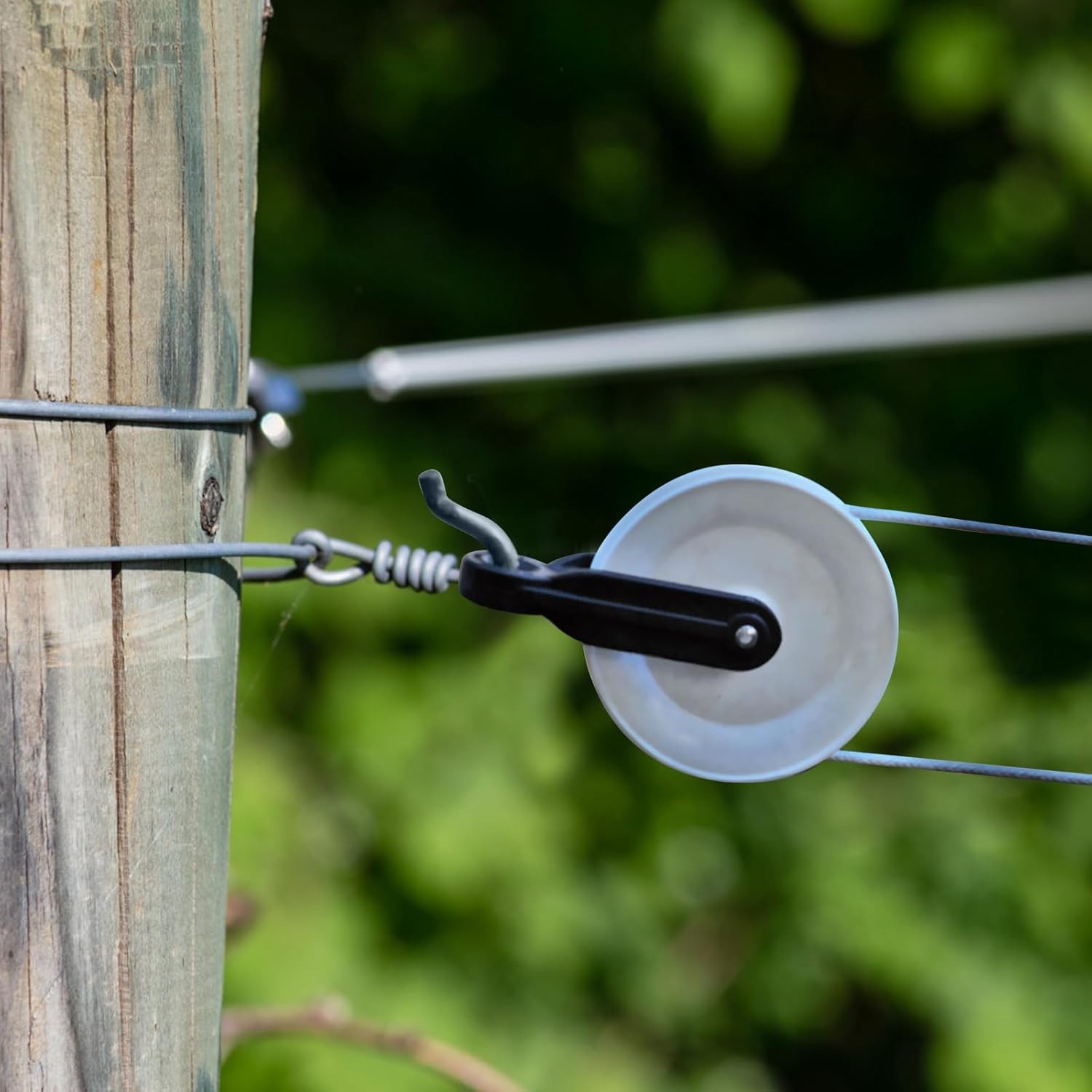 2 PCS Nylon Clothesline Pulley,2-1/2-inch Diameter Nylon Pulley,Outdoor Puller R