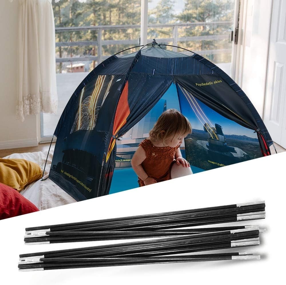 Kids Play Tent Poles Replacement Poles for Child Tent Fiberglass Poles for Sp...
