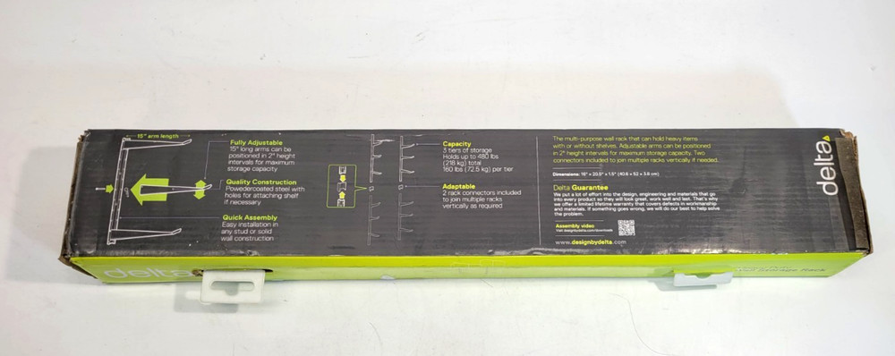 Heavy Duty Wall Storage Rack – Garage / Workshop Organizer