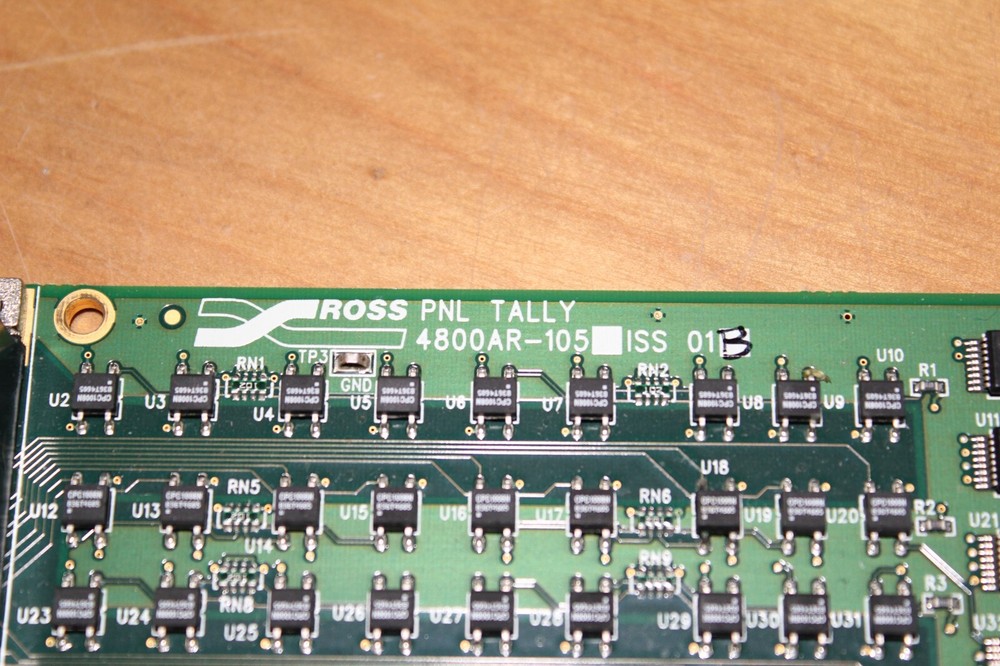 ROSS VISION SWITCH PNL TALLY PANEL MODULE CONTROLLER 4800AR-105