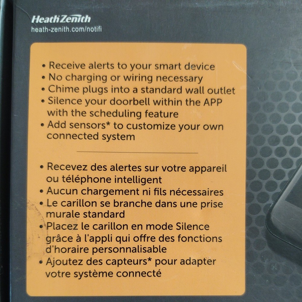 Notifi Alert Wireless Plugin Doorbell, compatible with IOS and Android