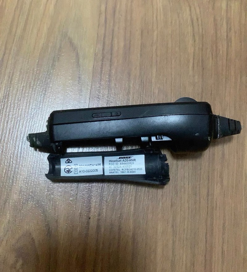 Bose Bluetooth Control Module Cable Cut For Bose A20 ANR Aviation Headset