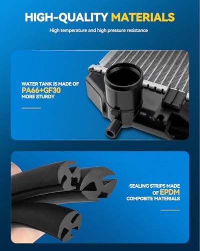Engine Coolant Radiator Assembly - 2007-2011 Versa 1.8L/1.6L, 2009-2014 Cube
