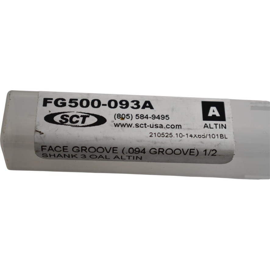 NEW Scientific Cutting Tools FG500-093A Form Groove Tool Solid Carbide