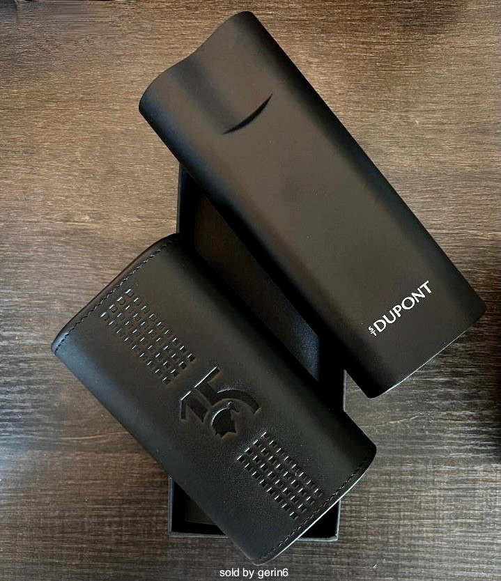 S.T. Dupont Behike Full Black Cigar Case For 2 Cigars 183203 New In Box