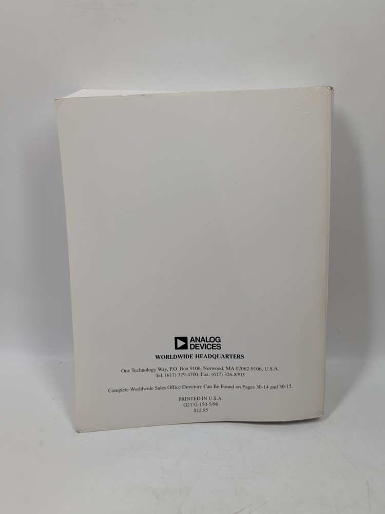 Electronics Book: Analog Devices, Designer's Reference Manual 1996