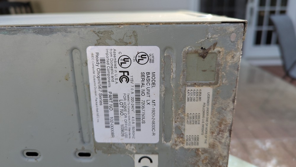 Vintage Untested NEC Ready 7622 Desktop Computer Estate Find