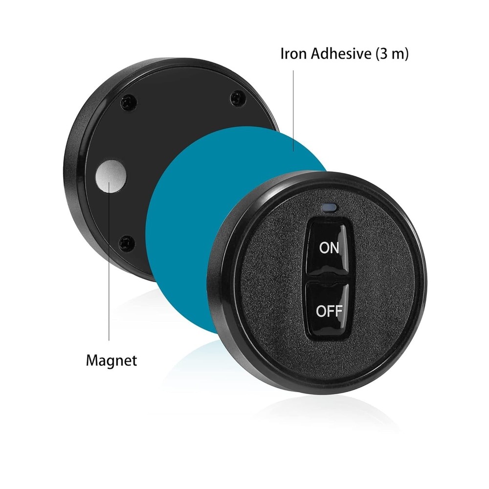 12V Mini Wireless RF Switch, DC 12V/24V/48V, 10A Long Range Remote Control