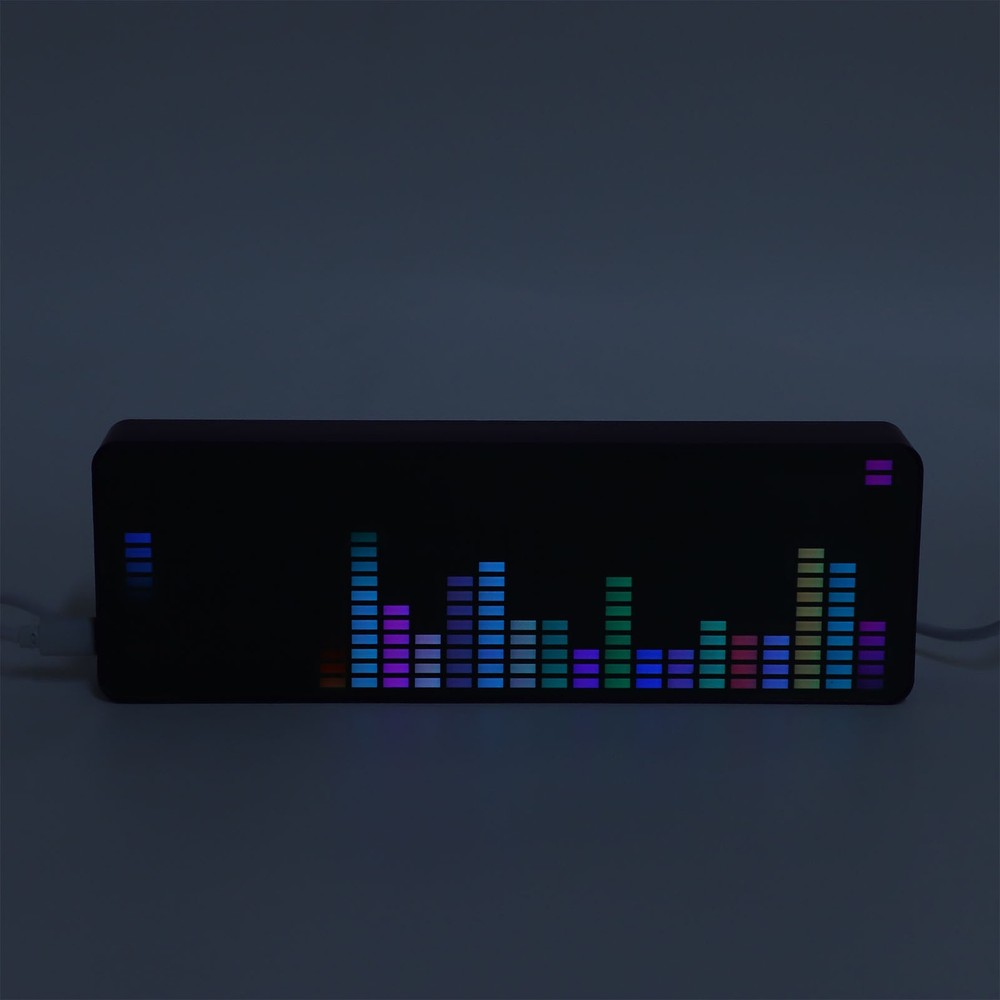 Music Spectrum Display 384 LED 1624 Segment Rhythm Light Level Voice Sensor WT