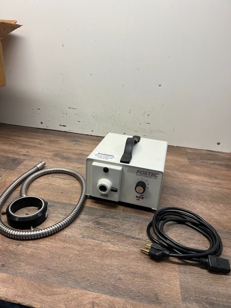 Fostec 20500 Fiber Optic Light Source with Barcor ring light