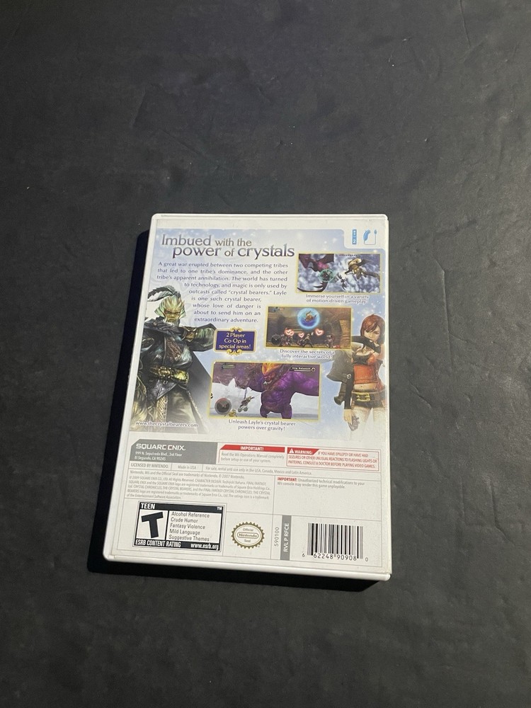 final fantasy crystal bearers wii Case only