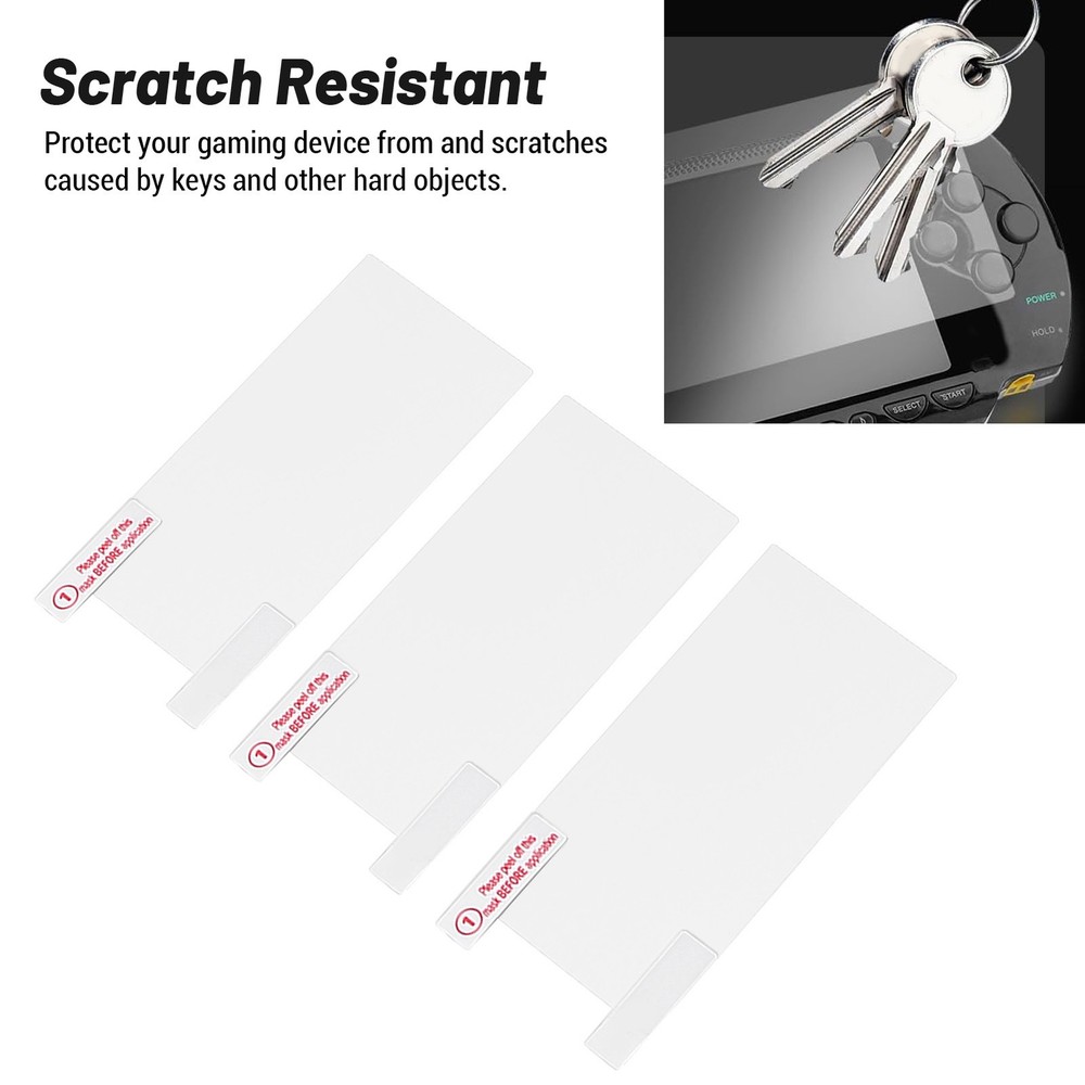 3Pcs Game Machine Screen Film High Transparency Sensitive Scratch Resistant⭐