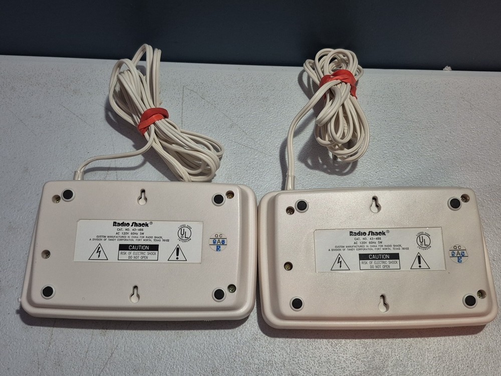 Radio Shack Two-Station FM Wireless Intercom Pair Model 43-486 Tested *READ