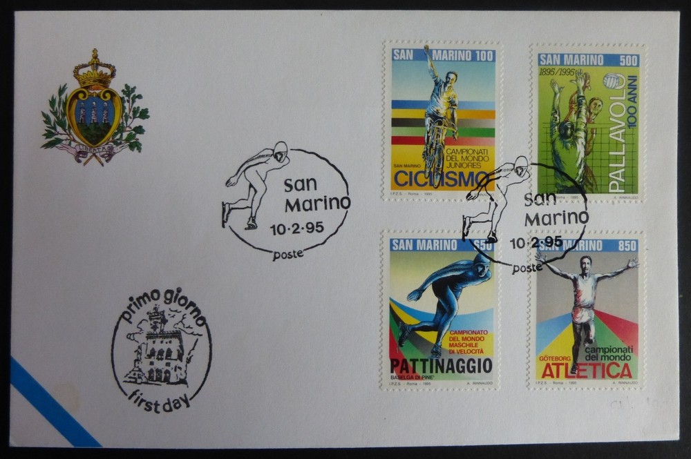FDC - SANMARINO - WORLD SPORT - 1995