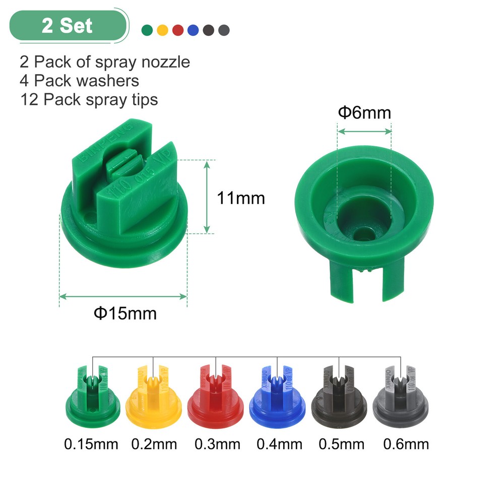 Spray Nozzle Tips Pump Nozzle Lightweight Adjustable Nozzles Replacement Part US