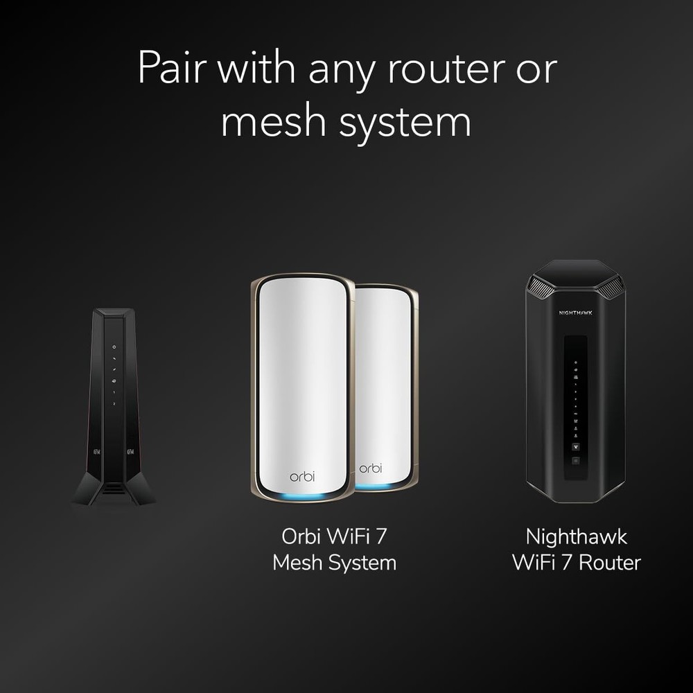 NETGEAR Nighthawk DOCSIS 3.1 Mid/high-Split Cable Modem (CM2500) Refurbished