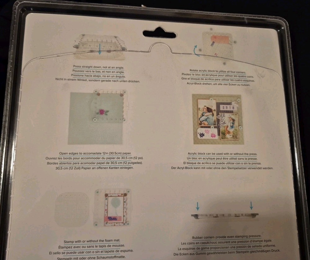 We R Memory Keepers Crafter's Essentials Precision Press Advanced~sealed pkg~5pc