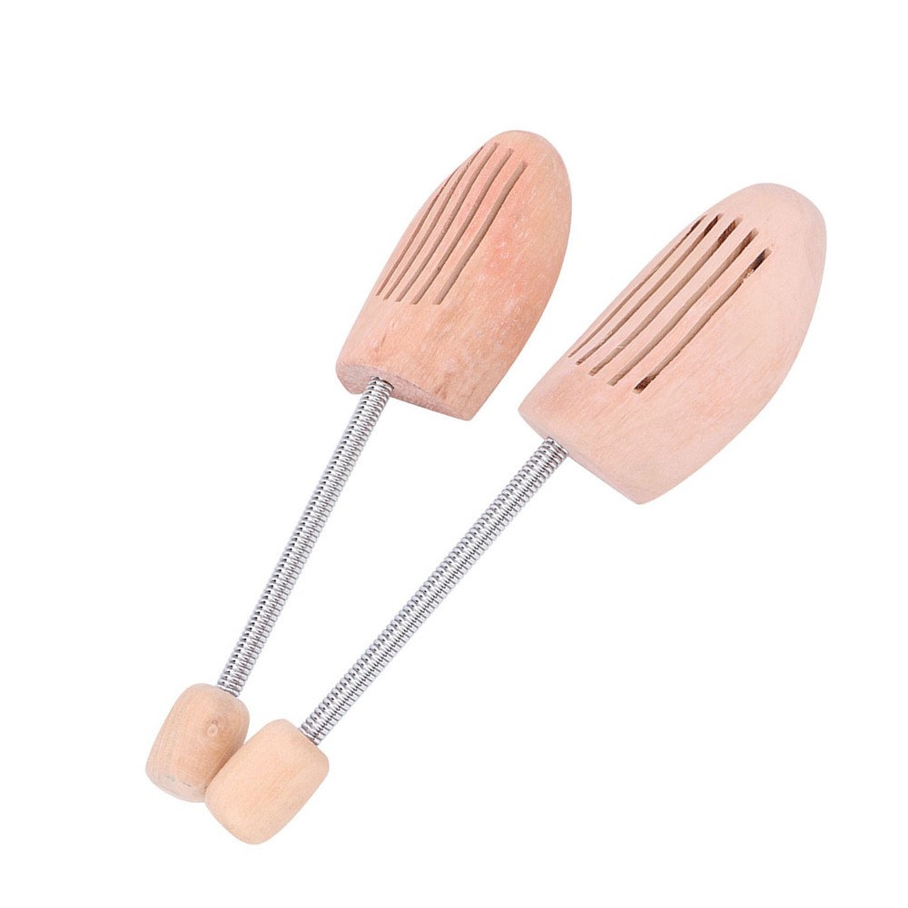 2Pcs Wood Shoe Tree With Spring Column Size 39-40