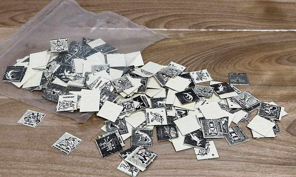 Star Frontiers Alpha Dawn Box Set, Replacement Counters