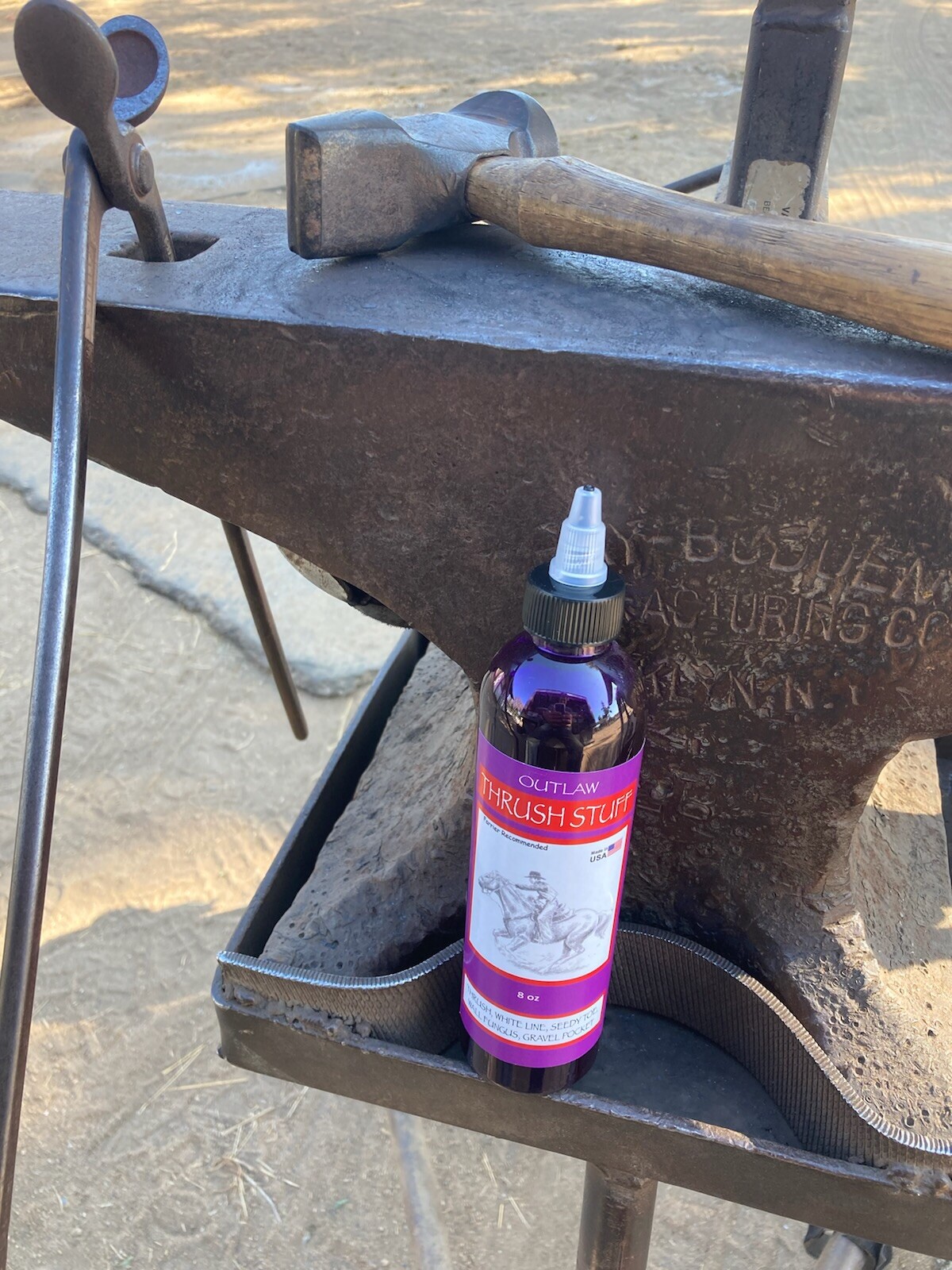 NEW 3 PACK!! Outlaw Thrush Stuff Treatment For Horses Hoofs And Abscesses Care