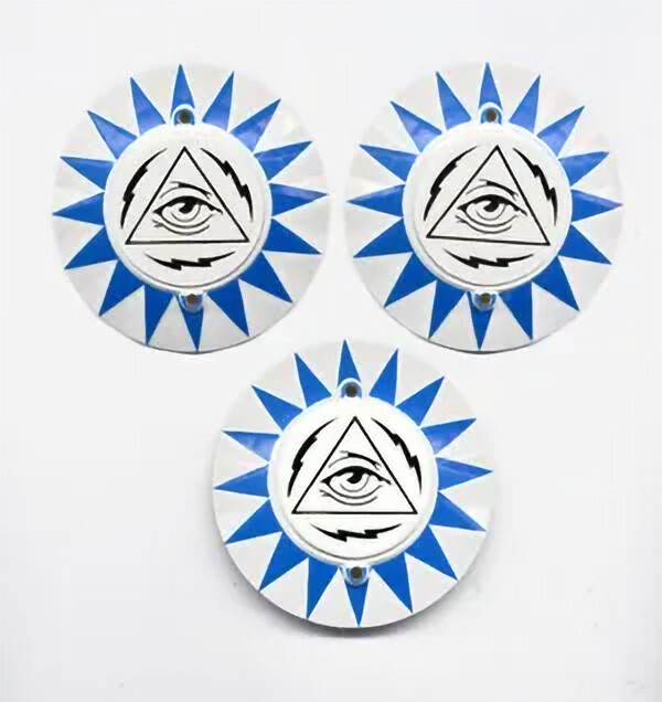 Mystic Pinball Machine POP BUMPER CAP SET