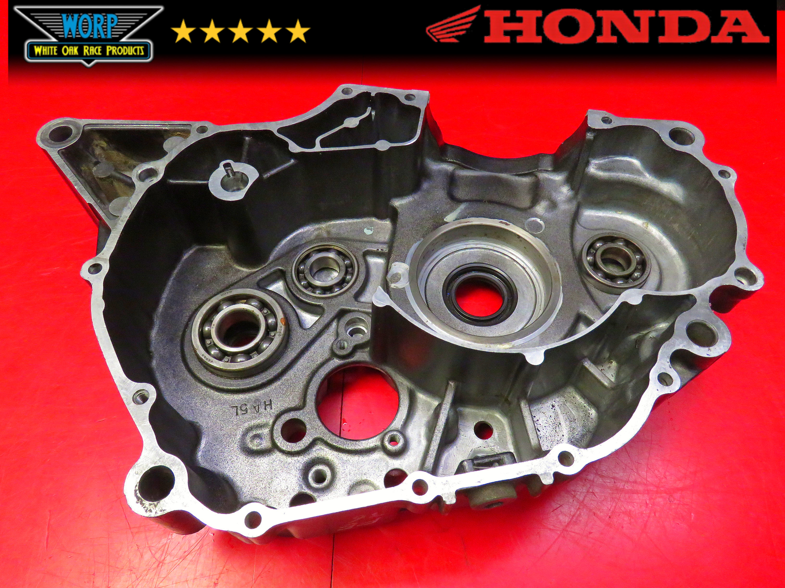 1985 HONDA ATC350X MATCHED CRANK CASE LEFT RIGHT CRANKCASE ENGINE BOTTOM END