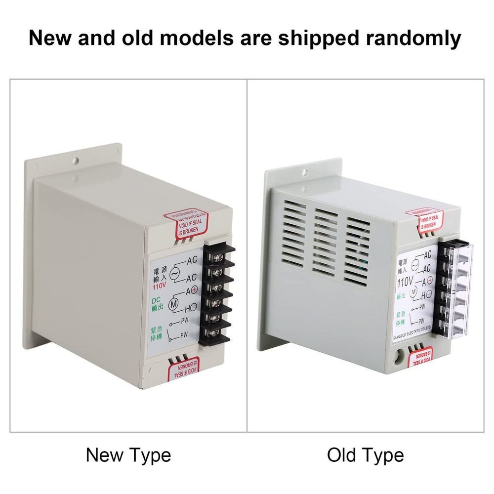 DC Motor Speed Controller AC 110V Input DC 24V-90V Output Motor Speed Control...