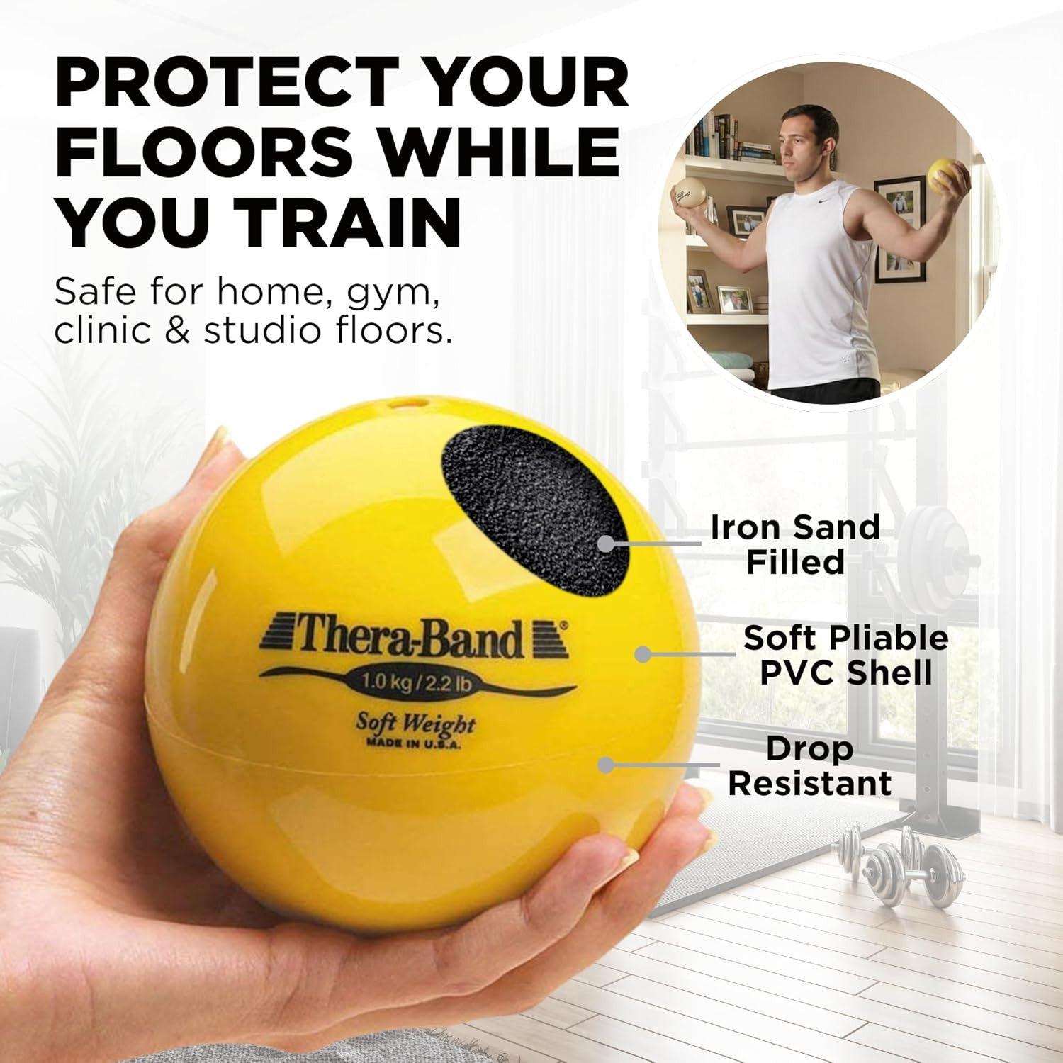 Soft Weight, 4.5" Diameter, Weighted Balls for Baseball, Weighted Balls for Soft