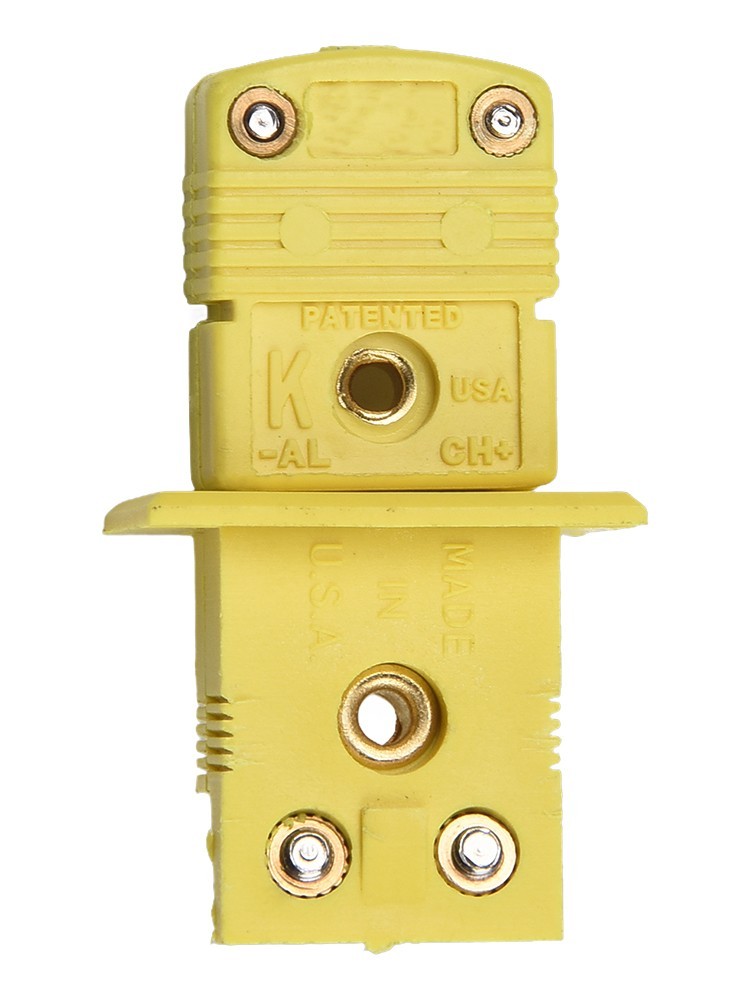 Alloy One-Set K Type Thermocouple Miniature Socket & Panel Mount Plug-Connector