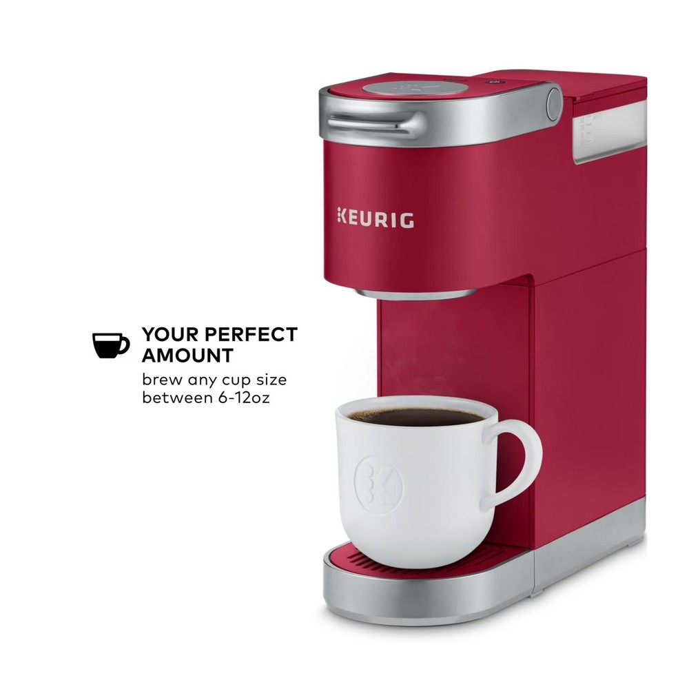 Keurig K-Mini Plus Single Serve Coffee Maker (Cardinal Red, Refurbished)