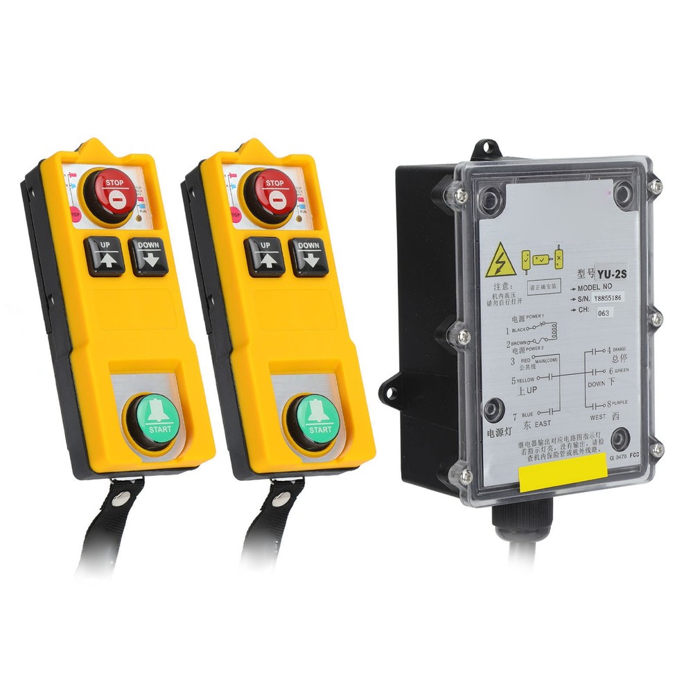 Remote Control Wireless Hoist Crane Remotes Controller For Bridge Cranes AC 220V