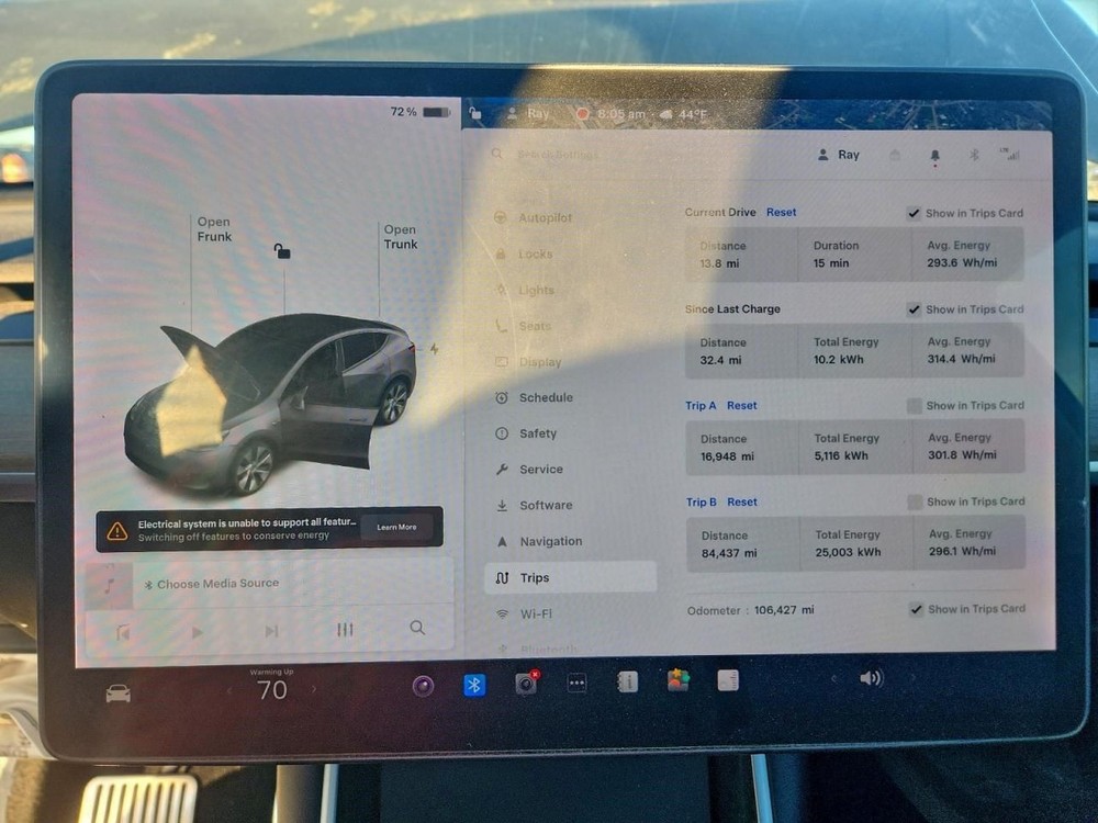 TESLA Y 2021 Camera/Projector 368056