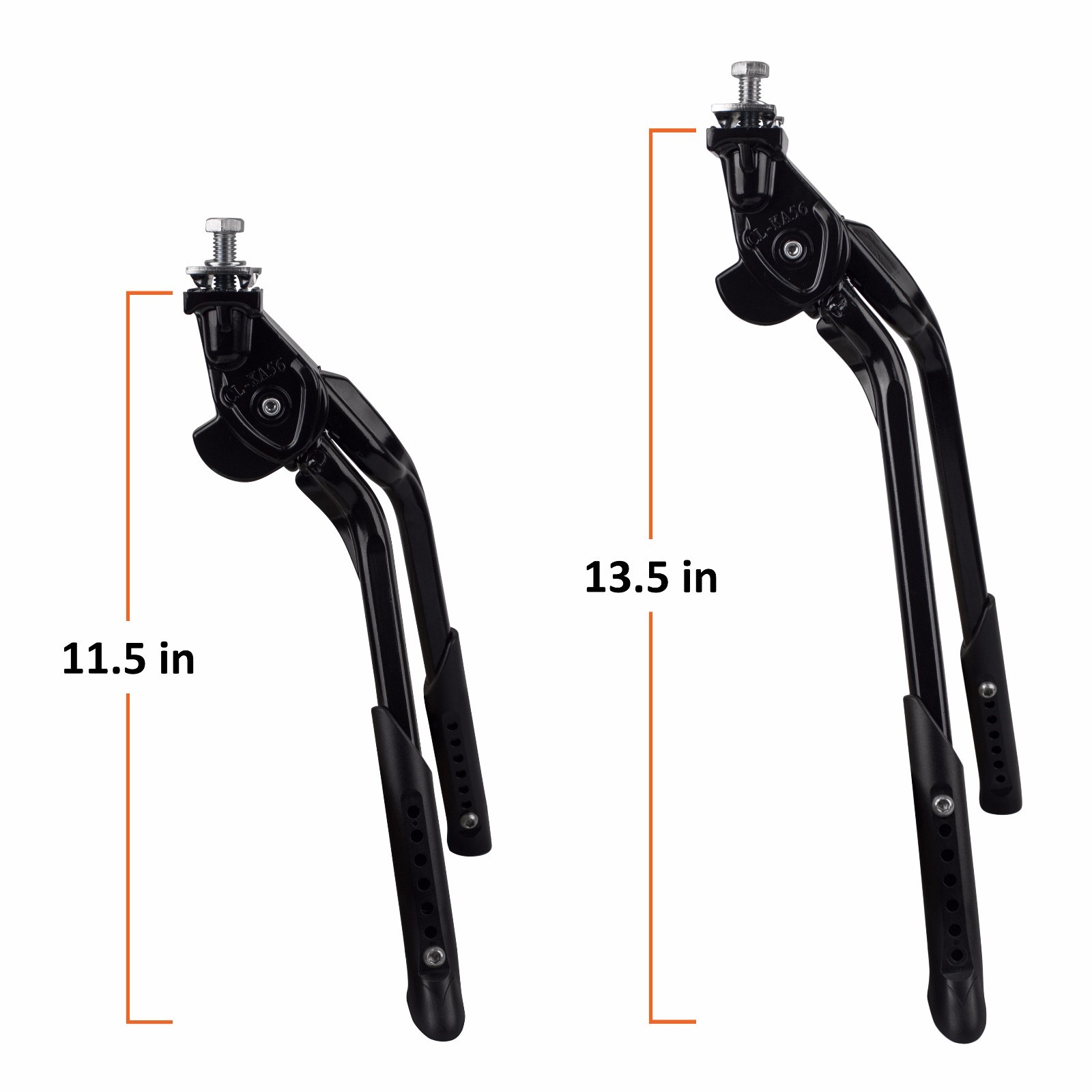 BV Bike Kickstand Double Leg Adjustable Center Mountain Bicycle Stand 24"-28"