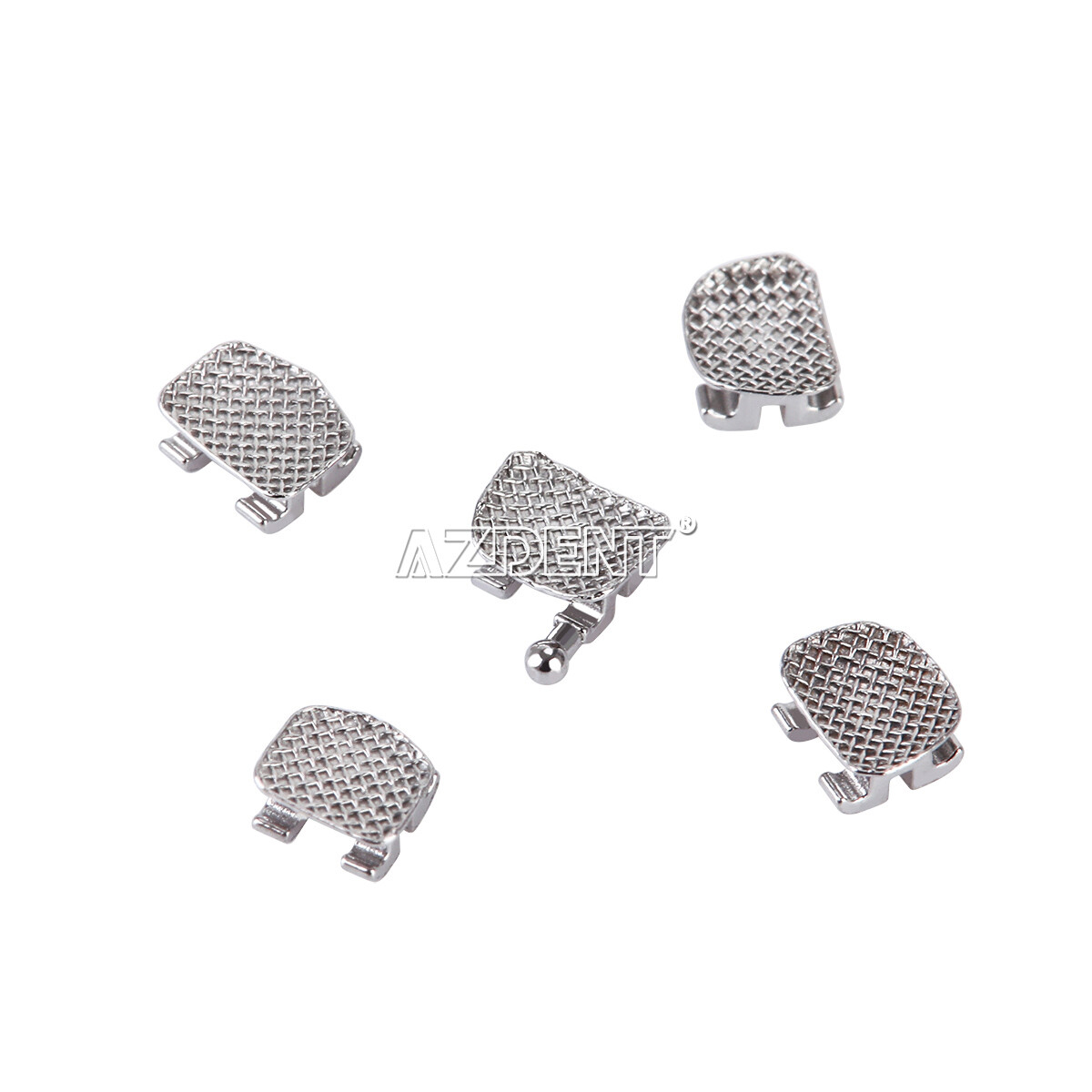 AZDENT Dental Orthodontic Brackets Braces Mini Roth MBT Slot 022/018 Hooks 345