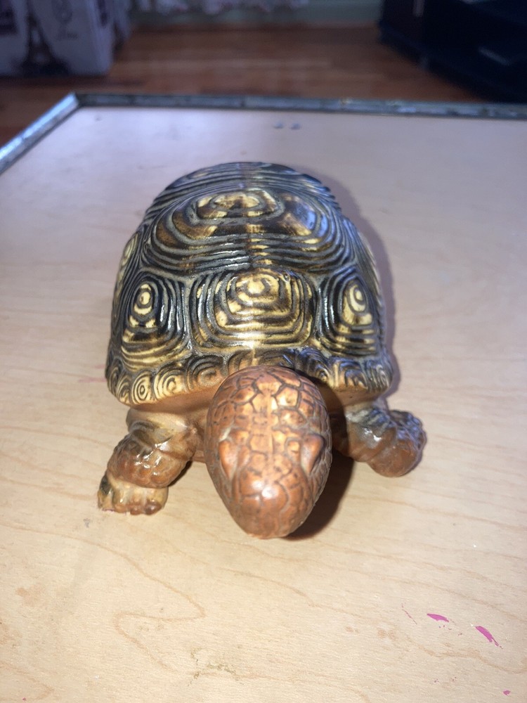 TURTLE 6” long figurine/Statue Excellent condition
