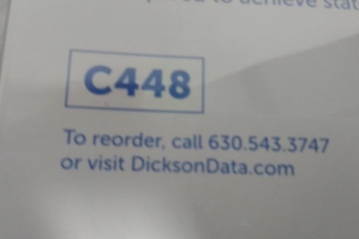 Dickson C448 300 Pk 8 In Circular Chart Diameter Circular Paper Chart