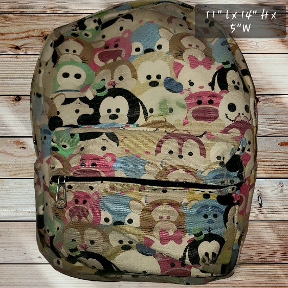 Disney TSUM TSUM Backpack - All Over Print White