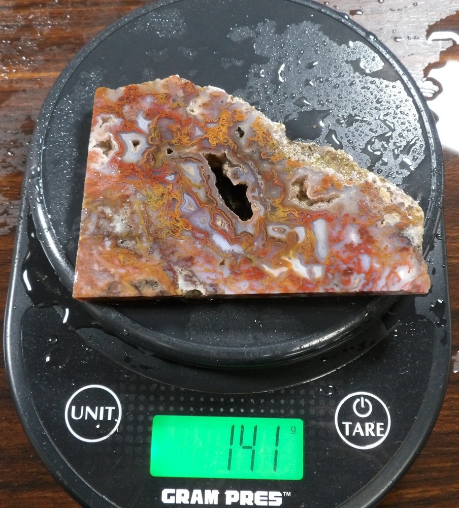 Wingate Plume Agate Slab