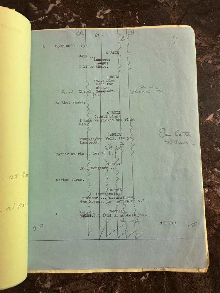 Gomer Pyle USMC - HEAVILY ANNOTATED Original Script - A STAR IS BORN #52