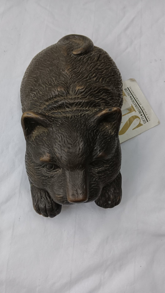 NWT Solid Brass CAT Door Knocker, 6.5" long, Perfect for Cat Lovers!!