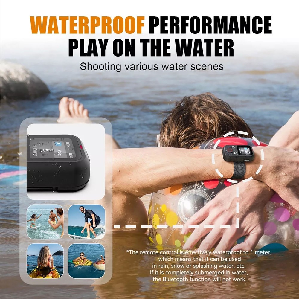 Bluetooth Remote Control For GoPro Hero 13/12/11/10/9/MAX Multifunctional Modes