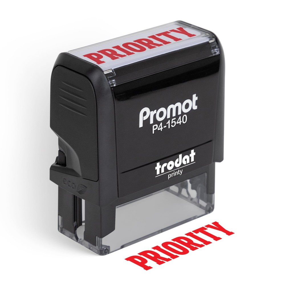 Priority - Self Inking Rubber Stamp - Ink Stamps