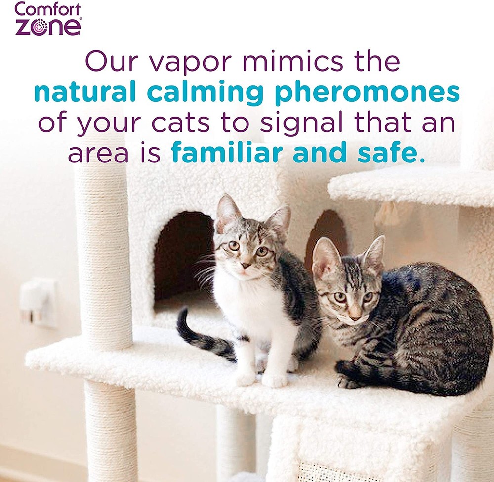 Comfort Zone Multi-Cat Diffuser Refill 2 Pack For Cats & Kittens Natural Calming