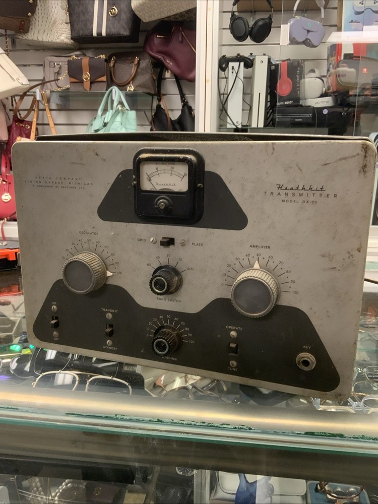 Vintage Heathkit DX-20 CW Ham Amateur Radio Transmitter Ham Parts Only