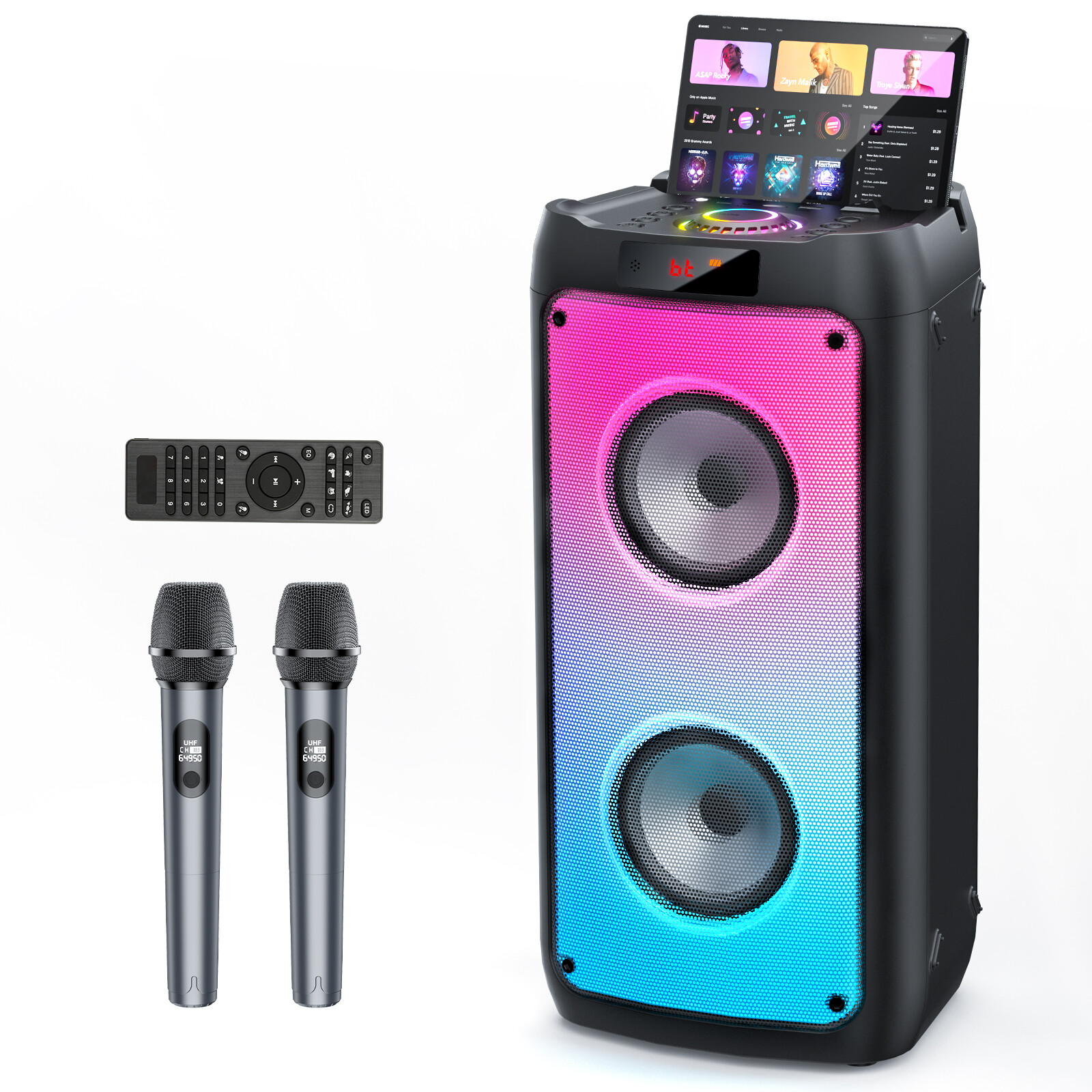 JYX Party Karaoke Machine,Powerful Bluetooth Speaker,For Wedding/Party/Birthday