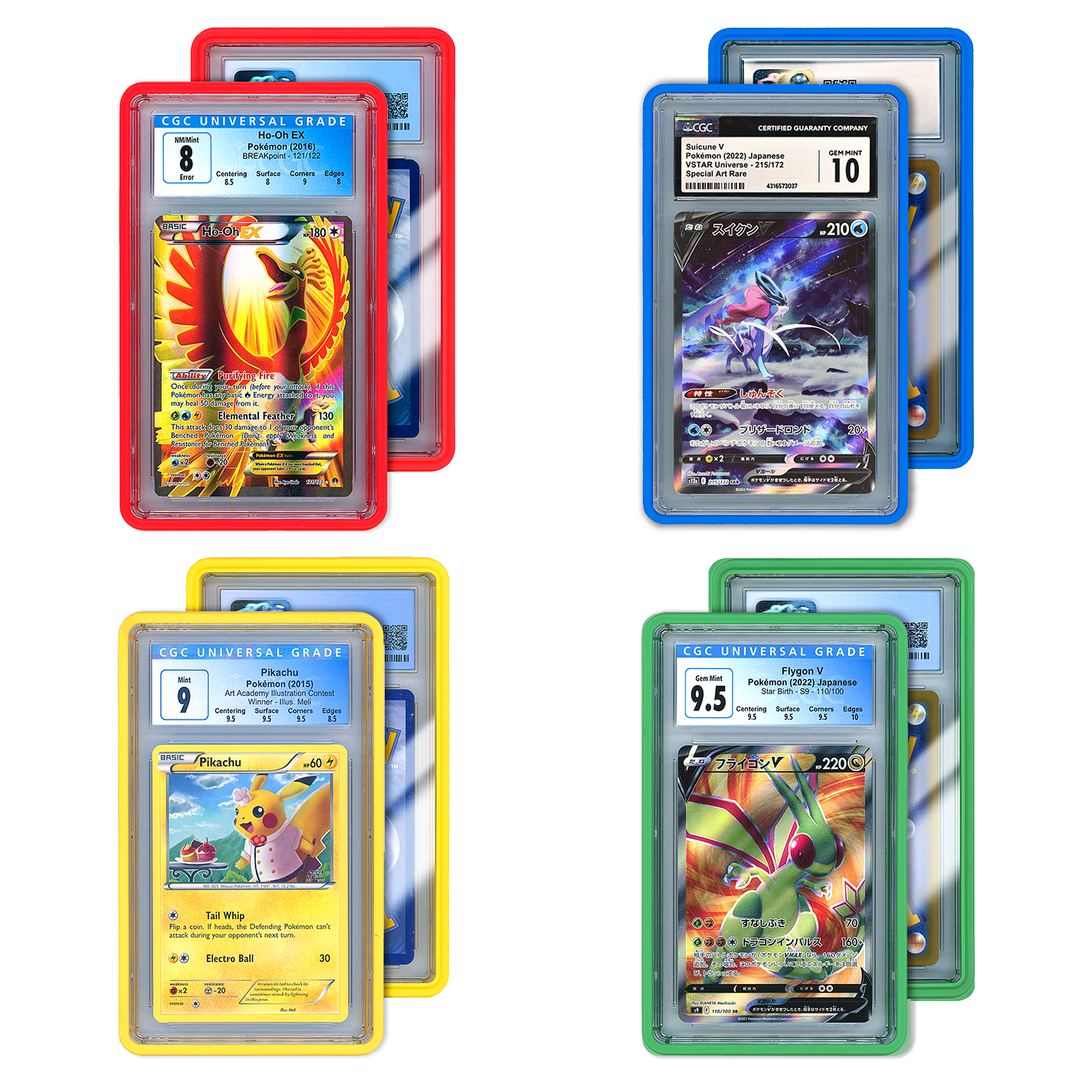 GradedGuard PSA/BGS/CGC Graded Card Protector Guard Case eBay Bundle (4-Pack)