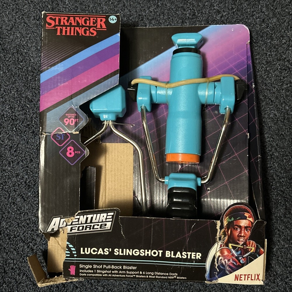 Adventure Force Stranger Things Lucas' Slingshot (Damaged Box/Missing Darts)