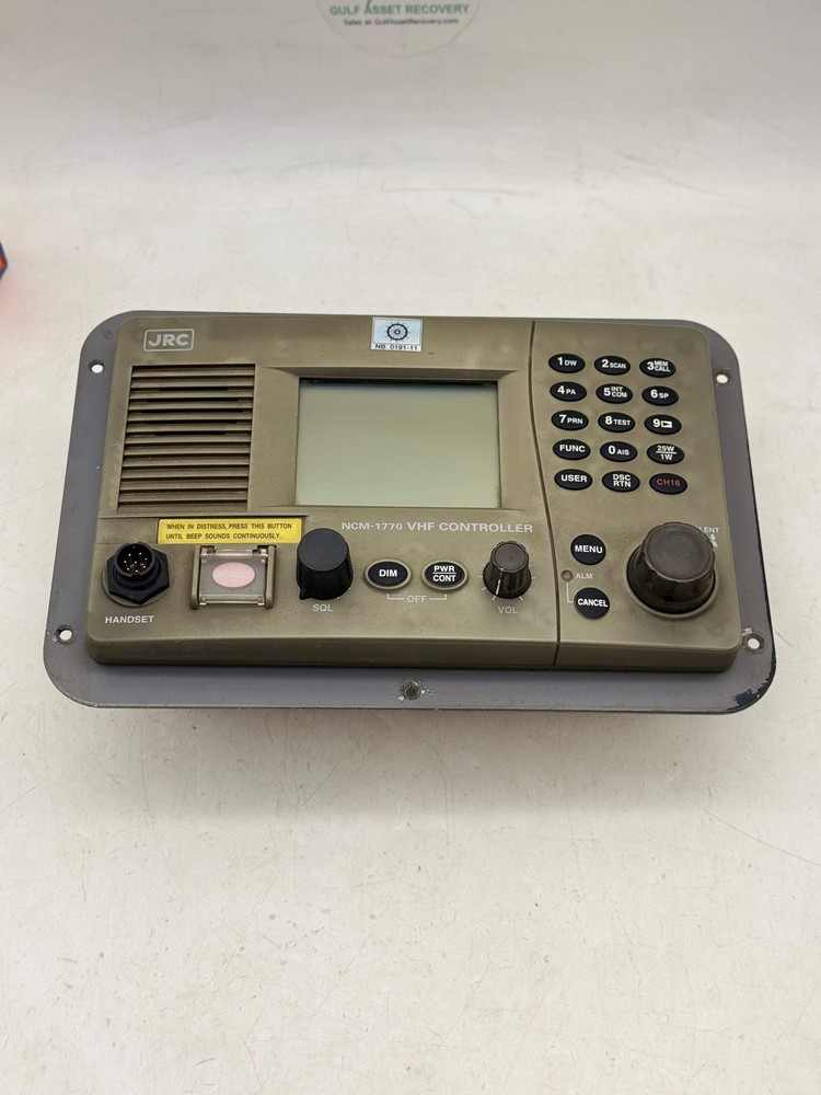 JRC NCM-1770 VHF Controller w/ Flush Mount Bracket (Used)